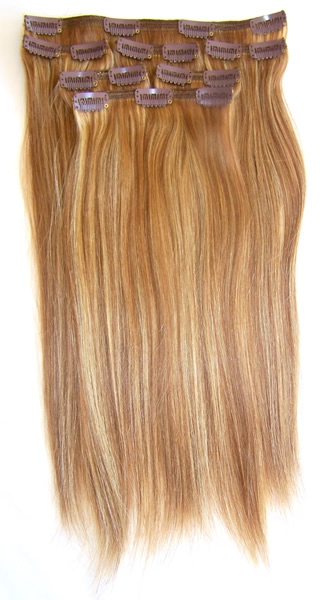21" Remy Clip In Hair Extension